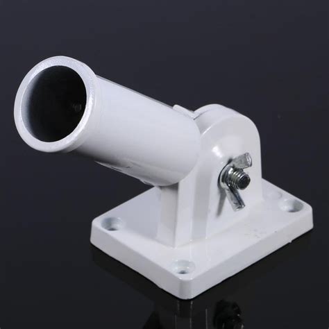 white metal flag pole bracket|adjustable flag pole mounting bracket.